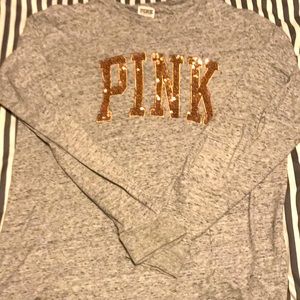 Long sleeve pink shirt